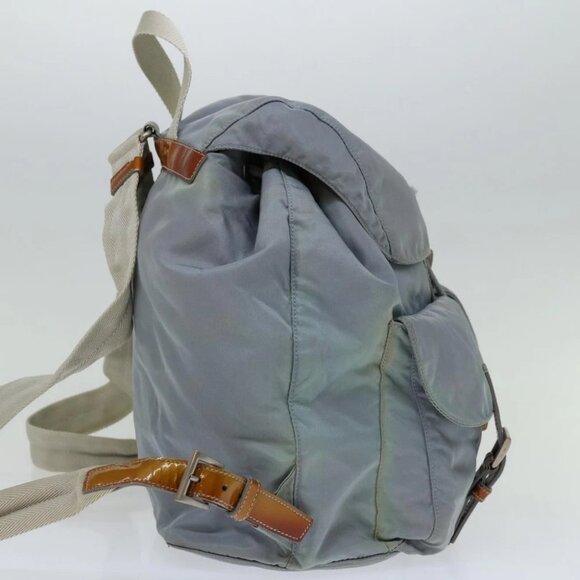 PRADA Backpack Nylon Light Blue - Picture 4 of 15